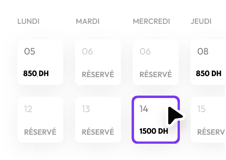 Tarification intelligente et planning